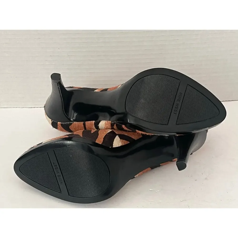 NWOT Nine West Women's Rocha Platform Pumps Natural Multi Animal Print Size 7.5 - Picture 4 of 8